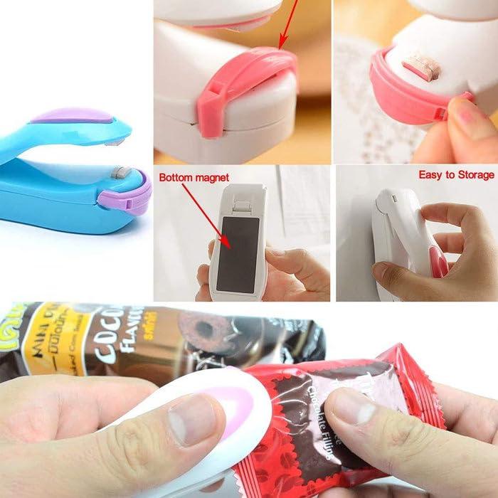 Portable Mini Sealing Machine – 2-in-1 USB Rechargeable Heat Sealer & Cutter